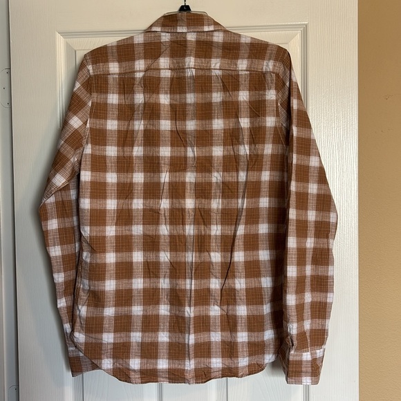 Wrogn men’s brown plaid long sleeve button down shirt size small - Picture 8 of 11